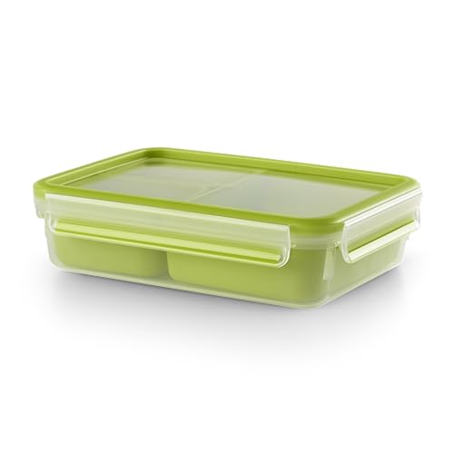Tefal - MASTERSEAL Micro - Aufbewahrungsbox, Kunststoff, grün, 1.2L von Tefal
