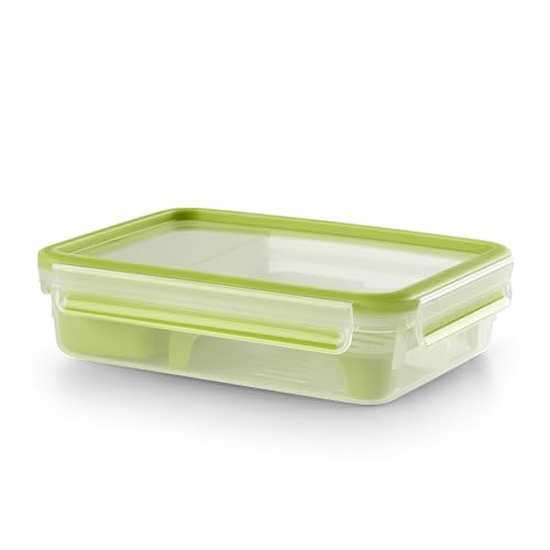 Tefal - MASTERSEAL Micro - Aufbewahrungsbox, Kunststoff, grün, 1.2L von Tefal