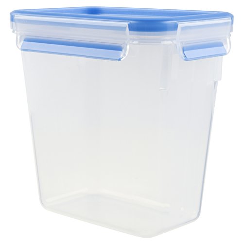 Tefal Master Frischhaltedose für Lebensmittel, rechteckig, transparent/blau, plastik, transparent/blau, 1.6 Litre von Tefal