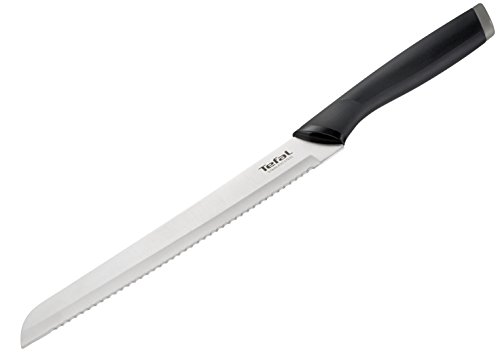 Tefal – Messer, Schwarz Brotmesser 20 cm Schwarz von Tefal
