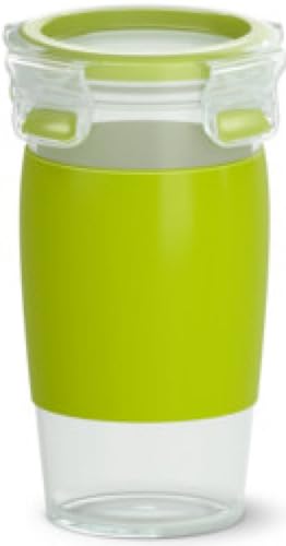 Tefal N1071510 Clip & Go/Masterseal To Go Smoothie-Becher Grün Frei Von BPA Hält das Essen Frisch 100% ELECKER SICHER Mikro- & maschinen-sicher von Tefal