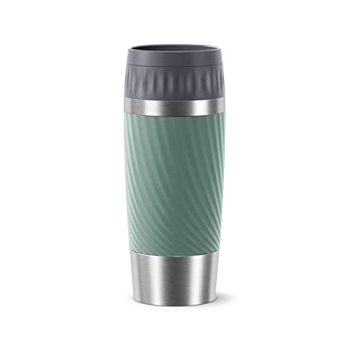 Tefal Travel Mug Easy Twist | 100% auslaufsicherer Thermobecher | 360°-Trinken | Quick Press Verschluss | leicht zu öffnende Komfortschraube | Rutschfester Boden | Spülmaschinenfest | BPA Frei | von Tefal