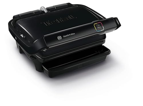 Tefal Optigrill Elite GC7508 Kontaktgrill, schwarz, 2.000 Watt von Tefal