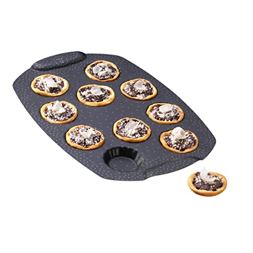 Tefal PerfectBake Mini J5735002 Kuchenform, 10 Mini-Törtchen, Antihaftbeschichtung, recyceltes und recycelbares Aluminium, gut goldfarben, PerfectBake Mini J5735002 Tefal PerfectBake Mini J5735002 Kuchenform, 10 Mini-Törtchen, Antihaftbeschichtung, recyceltes und recycelbares Aluminium, gut goldfarben, PerfectBake Mini J5735002 von Tefal