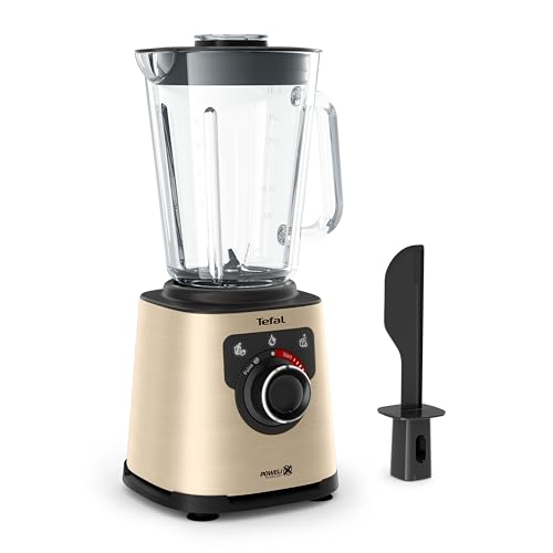 Tefal PerfectMix + High Speed Blender, Powelix Messertechnologie für schnelle Ergebnisse, Einfach zu reinigen, Leistungsstarke Blenden, 2L Thermo-Resistant Glaskanne, BL871D31 von Tefal