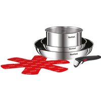 Tefal Pfannen-Set "Ingenio Emotion" Edelstahl Set, 5 Stk. tlg. abnehmbarer Griff, Antihaftversiegelung, Thermo-Signal, Induktion von Tefal