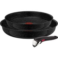 Tefal Pfannen-Set "Ingenio Intens Ceram" Aluminium Set, 3 Stk. tlg. abnehmbarer Griff, Thermo-Signal, Induktion, made in France von Tefal