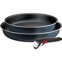 Tefal Pfannen-Set "Ingenio SoLight", Aluminium, (Set, 3 tlg.), Light Tech Technology, abnehmbarer Griff, platzsparend, made in France von Tefal