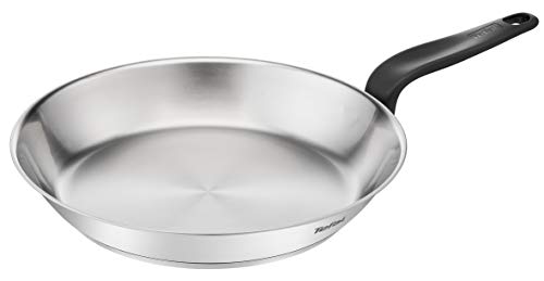 Tefal Primary E3080604 Pfanne, Edelstahl, 28 cm, 10 Jahre Garantie, hochwertiger Edelstahl, Induktion, zum Kochen köstlicher Rezepte und zum Abtauen von Tefal