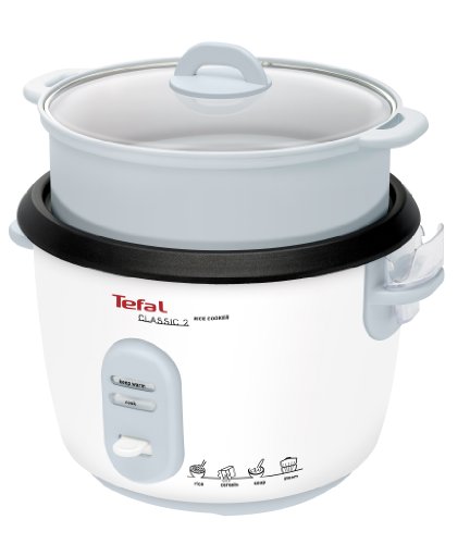 Tefal RK1011 Rice Cooker | Preset Cooking Programs | 10 Cups Capacity (5L) | Automatic Warming Function | Manual Adjustments | Perfect Cooking Rice | Steam Basket Included | 600W von Tefal