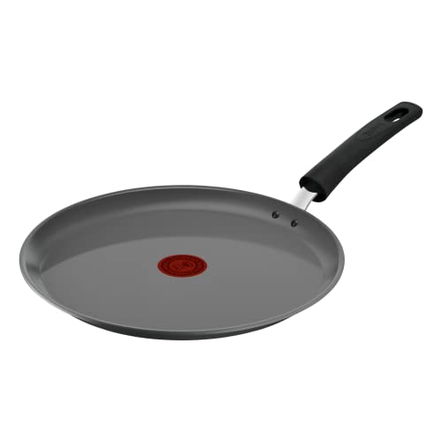 Tefal Renew C4253913 Crêpe-Pfanne, 28 cm, Induktion, Keramik-Antihaftbeschichtung, umweltfreundlich, recycelt, gesundes Kochen, Thermo-Signal, C4253913 von Tefal