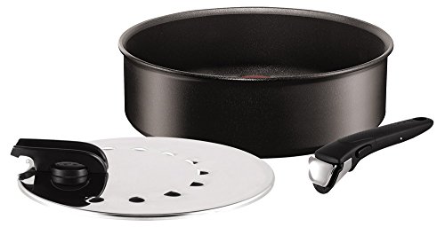 Tefal Schmorpfanne, Aluminium, Schwarz, 26 cm, 3 von Tefal