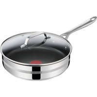 Tefal Schmorpfanne "Jamie Oliver Cook Smart, Ø 25 cm, Pfanne Induktion, Thermo-Signal" Edelstahl 1 Stk. tlg. Antihaftversiegelung, geeignet für alle Herdarten, E31033 von Tefal