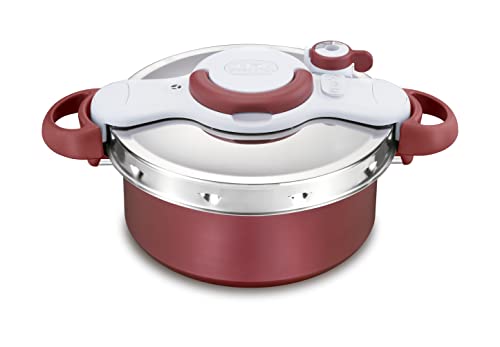 Tefal Schnellkochtopf Clipso Minut Duo 5 L - Schnellkochtopf aus Aluminium mit 5 Sicherheitssystemen und einfachem Einhand-Verschluss, langsames Feuer, Topfmodus, Dampffunktion, Schnellkochtopf Tefal Schnellkochtopf Clipso Minut Duo 5 L - Schnellkochtopf aus Aluminium mit 5 Sicherheitssystemen und einfachem Einhand-Verschluss, langsames Feuer, Topfmodus, Dampffunktion, Schnellkochtopf von Tefal