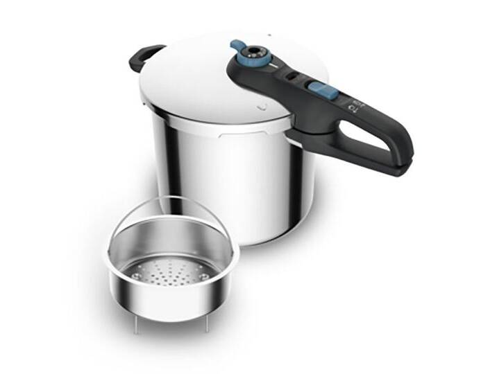 Tefal Schnellkochtopf Secure Trendy Schnellkochtopf mit Dampfkorb- 8 Liter, Dampfkorb & Induktion Tefal Schnellkochtopf Secure Trendy Schnellkochtopf mit Dampfkorb- 8 Liter, Dampfkorb & Induktion von Tefal