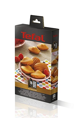 Tefal Snack Collection Teller mit Antihaftbeschichtung Mini Madeleine, Teller Schwarz von Tefal