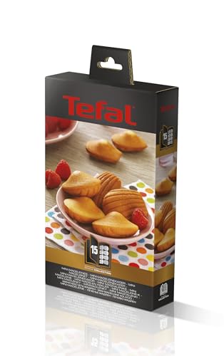 Tefal Snack Collection Teller mit Antihaftbeschichtung Mini Madeleine, Teller Schwarz von Tefal