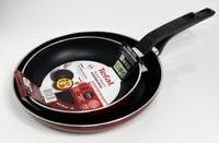 Tefal - Super Start - Topfset - Rot - 24cm - 28 cm - Thermospot - Induktionsgeeignet von Tefal