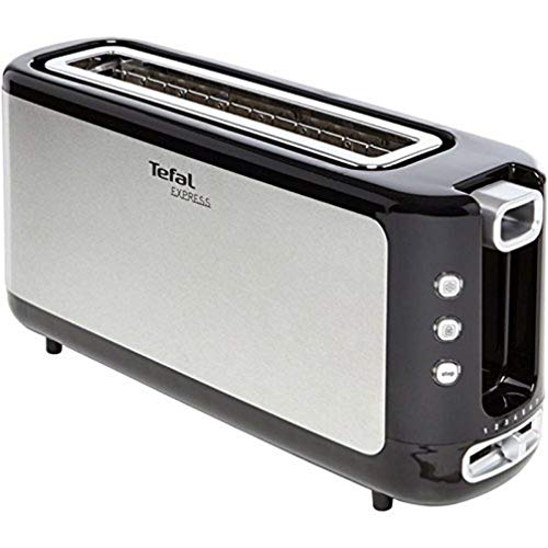 Tefal TL365ETR Toaster Express 37 x 18 x 10 cm, Edelstahl/Schwarz von Tefal