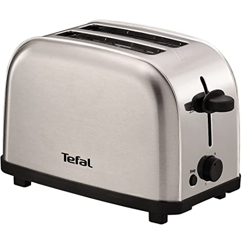 Tefal TT330D30 Toaster, 700 W, 2 Brotscheiben, Silber von Tefal