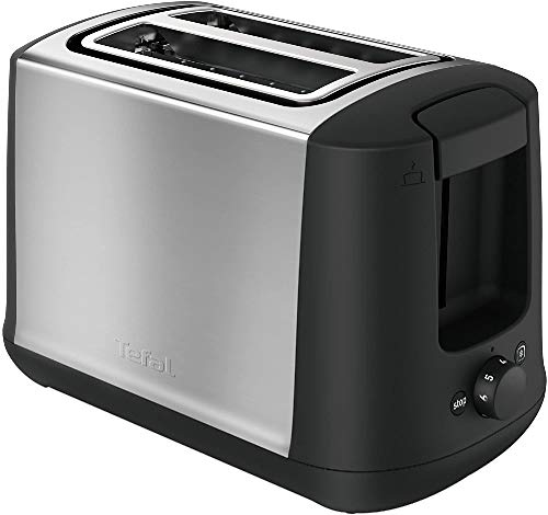 Tefal TT340830 2 Scheiben/E 850 W Schwarz, Edelstahl Toaster von Tefal