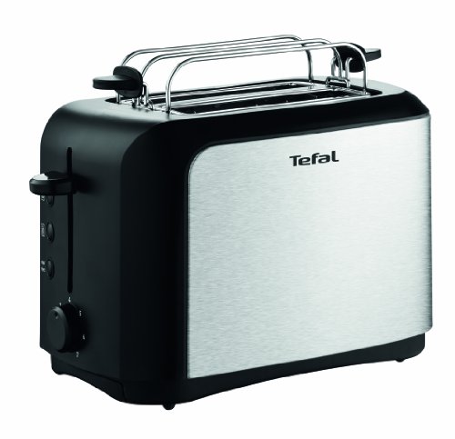 Tefal TT3565 Toaster Dialog, 7 Bräunungsstufe, 850 W, Brötchenaufsatz, schwarz/gebürsteter edelstahl Tefal TT3565 Toaster Dialog, 7 Bräunungsstufe, 850 W, Brötchenaufsatz, schwarz/gebürsteter edelstahl von Tefal