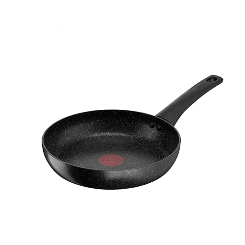 Tefal Titanium Stone Bratpfanne 20 cm, Hochleistungs-Antihaftbeschichtung, Metallspatel sicher, alle Herdarten inklusive Induktion, E1050245 von Tefal
