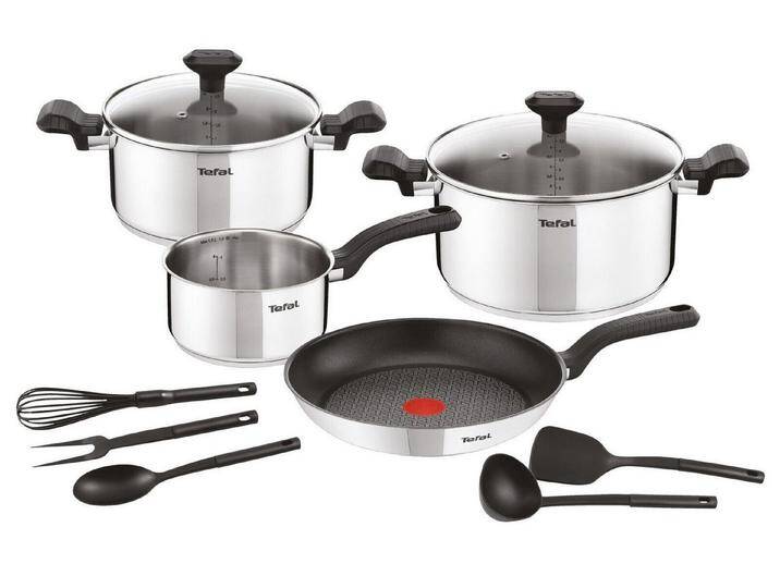 Tefal Topf-Set Comfort Max Starterset (C973SB), (11-tlg) von Tefal