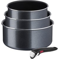 Tefal Topf-Set "L15890 Ingenio XL Force", Aluminium, (Set, 4 tlg., je 1 Stielkasserolle Ø 16/18/20 cm, 1 abnehmbarer Griff) von Tefal