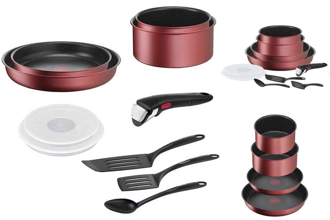 Tefal Topf-Set Tefal Topfset L3989502 10 Stücke von Tefal