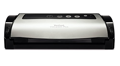 Tefal VT256070 Vacupack Plus Folienschweißgerät, Edelstahl, Grau von Tefal