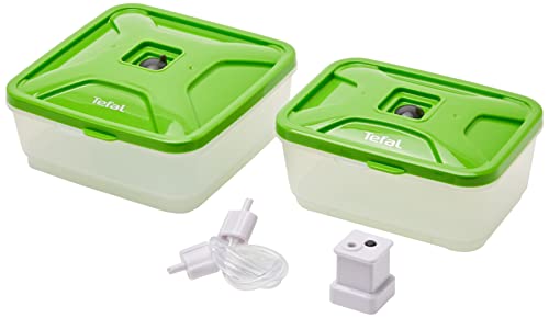 Tefal XA258010 Vakuumbehälter für Vacupack Plus, Kunststoff, Grün, 17 x 16 x 15 cm Tefal XA258010 Vakuumbehälter für Vacupack Plus, Kunststoff, Grün, 17 x 16 x 15 cm von Tefal