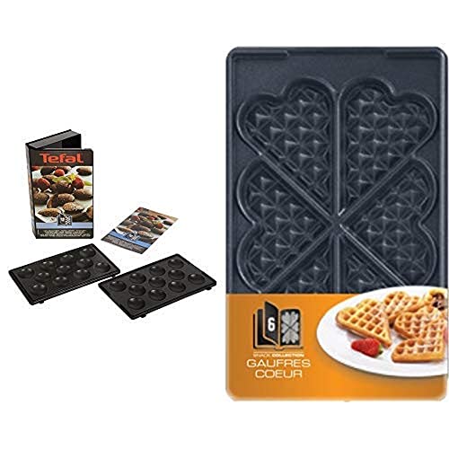 Tefal XA8012 Snack Collection Platte Küchlein/Pofferties, Nummer 12 & Tefal XA8006 Snack Collection Platte Herzwaffeln, Nummer 6 Tefal XA8012 Snack Collection Platte Küchlein/Pofferties, Nummer 12 & Tefal XA8006 Snack Collection Platte Herzwaffeln, Nummer 6 von Tefal