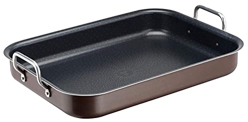 Tefal J1605902 Success Auflaufform, professionell, mit Griffen, aus Aluminium, braun, 27 x 37 x 4.5 cm von Tefal