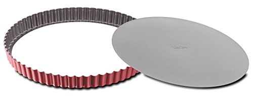 Tefal j1641514 Tart Mould Loose Base, Stahl, 28 cm, rot von Tefal