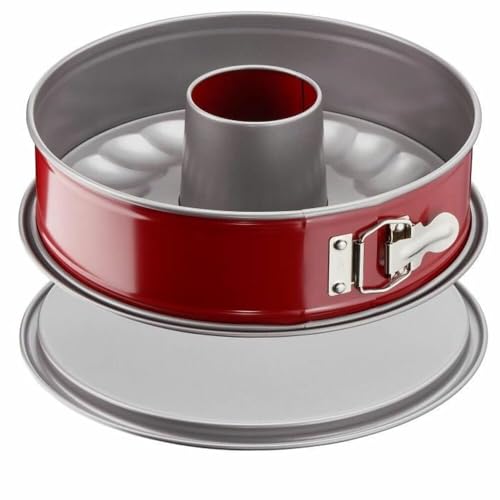 Tefal Savarin-Backform mit Scharnier, Rot, Durchmesser 19 cm von Tefal