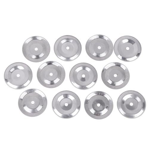 50pcs Tamburin Bell Ring Jingle Bell Edelstahl für Handglocke Kirche Trommel Snare Tamburin Ring Jingle Effect von Tefexer