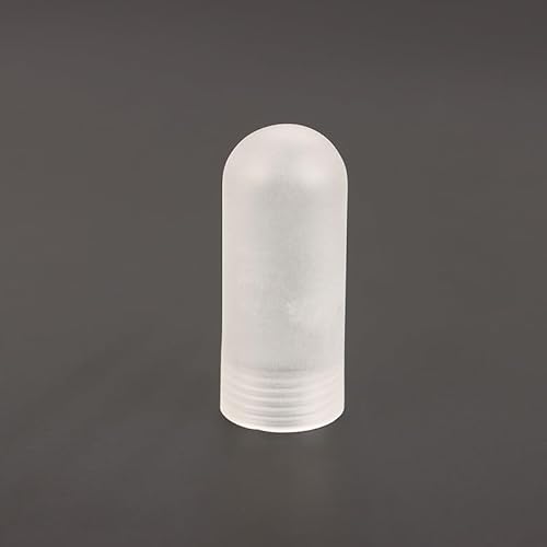 Röhrenförmige G9-Glasabdeckung, Gewindehals, Lampenschirm, Ersatzteile, stabiles Glasschutzrohr, Frostabdeckung für G9-Glühbirne von Tefexer