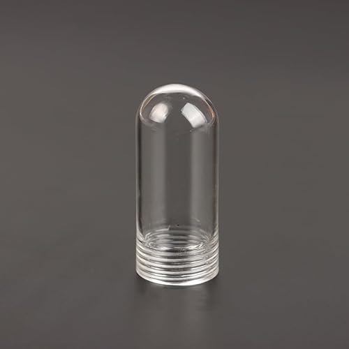 Röhrenförmige G9-Glasabdeckung, Gewindehals, Lampenschirm, Ersatzteile, stabiles Glasschutzrohr, Frostabdeckung für G9-Glühbirne von Tefexer