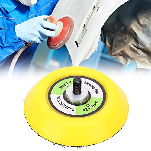 75 mm/3 Zoll Polierer-Schleifpad, Rundschleiferbasis, Rundschleiferhalter-Polierpad, Universal-Schleifscheiben-Pad-Zubehör für Orbital Dual Action Sander von Tefola