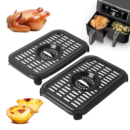 Air Fryer Tray for Ninja Foodi AF300UK, 6 in 1 7.6L DualZone Air Fryers, Air Fryer Accessories Replacement Parts Grill Pan Air Fryer Tray for Ninja Foodi AF300UK, 6 in 1 7.6L DualZone Air Fryers, Air Fryer Accessories Replacement Parts Grill Pan von Tefola