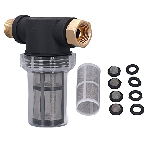 Gartenschlauchfilter, Vorfilter für Garten Pumpen und Hauswasserwerke 3/4" Pipeline Filter Down-Sediment-Wasserfilter Wasserpumpenfilter Schlauch-Inline-Filter für Gartenbewässerung Gartenteich Pool Gartenschlauchfilter, Vorfilter für Garten Pumpen und Hauswasserwerke 3/4" Pipeline Filter Down-Sediment-Wasserfilter Wasserpumpenfilter Schlauch-Inline-Filter für Gartenbewässerung Gartenteich Pool von Tefola