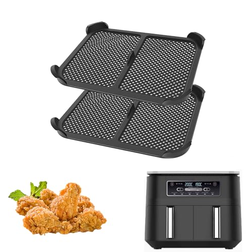 Heißluftfritteuse Zubehör, Kompatibel mit Ninja Foodi AF300EU, 2 Spritzschutz für Heißluftfritteuse, Schutz der Heizelemente und Gebläse einer Fritteuse von Tefola
