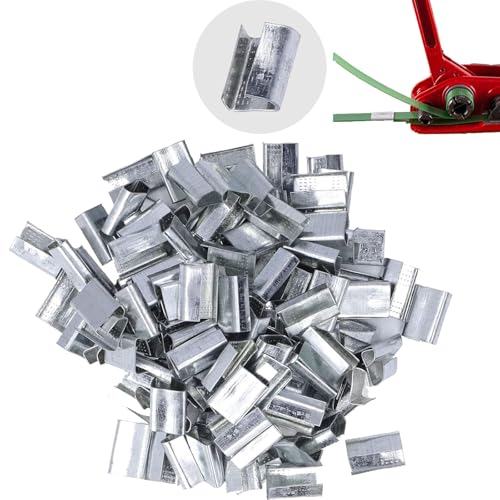 Metall-Umreifungsschnalle, Verpackung Umreifungssiegel, Umreifungsschnalle, Offene Siegel aus verzinktem Stahl für 16-mm-Kunststoff-PET-Bänder Metall-Umreifungsschnalle, Verpackung Umreifungssiegel, Umreifungsschnalle, Offene Siegel aus verzinktem Stahl für 16-mm-Kunststoff-PET-Bänder von Tefola