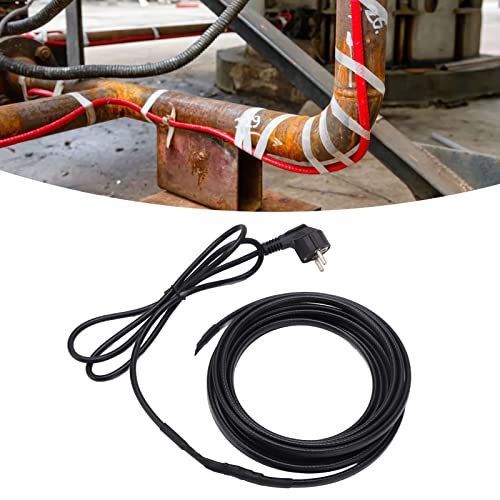 Schlauch-Heizband, Rohr-Heizkabel-Heizband-Heizung 5 Meter selbstregulierend mit Stecker für den Winter(EU-220V) von Tefola