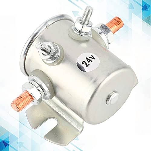 Starter-Relais-Magnetrelais, Solenoid passend für Hydraulikmotor-Starter-Relais, normalerweise offen, wasserdichte Autoteile, 200 V, 24 VDC Starter-Relais-Magnetrelais, Solenoid passend für Hydraulikmotor-Starter-Relais, normalerweise offen, wasserdichte Autoteile, 200 V, 24 VDC von Tefola