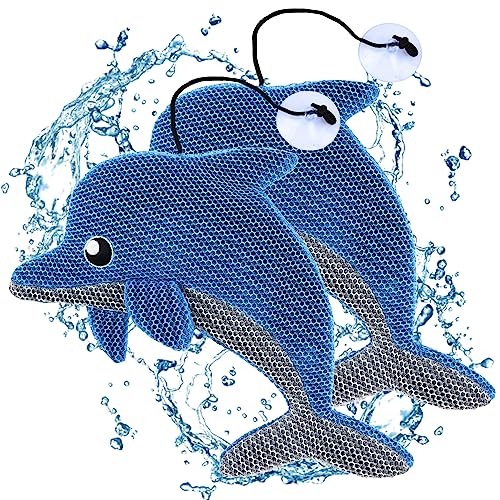Tefola 2 Stück Ölabsorbierender Schwamm, Öl Absorbierender Schwamm, Ölabsorbierender Schwamm Pool, Wiederverwendbarer Ölabsorbierender Schwamm (Delphin) von Tefola