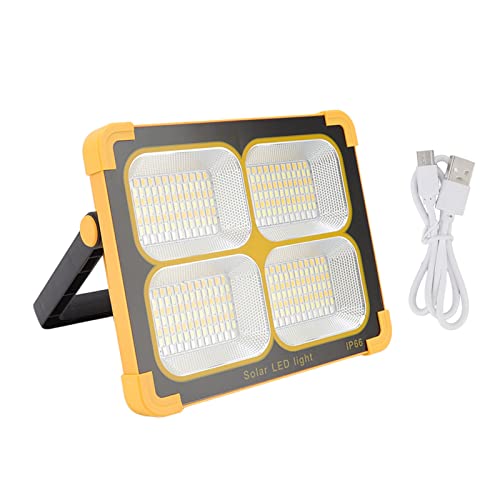 Tefola LED-Flutlicht, 8000LM LED-Arbeitslicht 348LED 12000MAH Akku IP66 Wasserdichtes tragbares Flutlicht mit drehbarer Halterung für Camping von Tefola