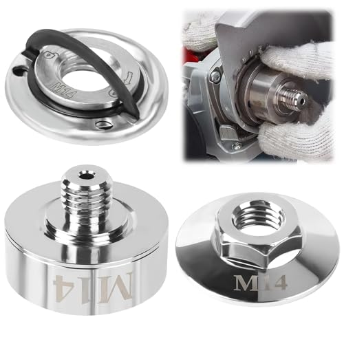 X-LOCK-Adapter auf M14, Kompatibel mit XLOCK Winkelschleifer Trennscheiben, Winkelschleifer Flanschmutter, Schnellspannmutter X-LOCK-Adapter auf M14, Kompatibel mit XLOCK Winkelschleifer Trennscheiben, Winkelschleifer Flanschmutter, Schnellspannmutter von Tefola
