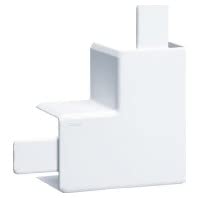 Hager LF4004059016 Flachwinkel halogenfrei zu Leitungsführungskanal LF 40x40mm verkehrsweiß von Tehalit
